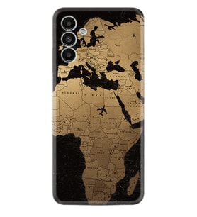 Samsung A23 A31 A32 A50 A51 A52 A53 A70 Kılıf Desenli Silikon Map Planet 1656