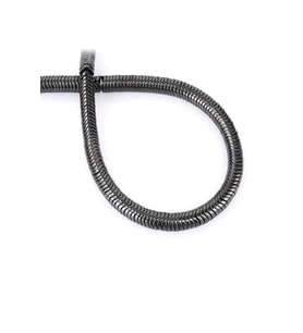 Hematit Doğal Taş Parlak Füme Rondela Kesim 6x1mm Dizi [AA]