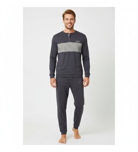 Erkek Pamuklu 4 Adet 2'li Pijama Takımı BB2241