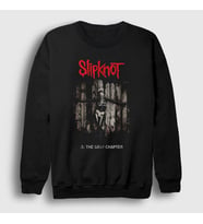 Presmono Unisex Siyah The Gray Chapter Slipknot Sweatshirt 294233tt