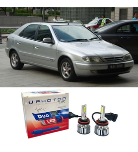 Citroen Xsara Picasso Led Xenon Uzun + Kısa Far Ampulü H4 Duo Yeni Seri Beyaz