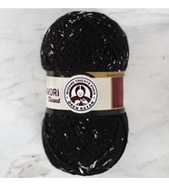 Örenbayan Favori Tweed Siyah El Örgü Ipi - 999D
