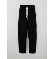 Breeze Çocuk Eşofman Altı Unisex Bağcıklı Cepli Düz Renk 10-14 Yaş , Siyah