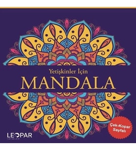 Yetişkinler İçin Mandala - Mor