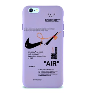 Apple iPhone 6 S Uyumlu Lansman Kılıf Sneakers Tasarımlı Altı Kapalı İçi Kadife Kaplı Silikon Kapak (Şeffaf)