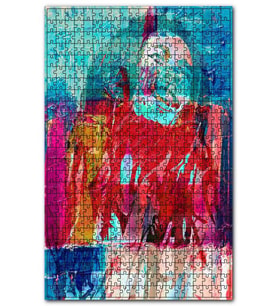 Cakapuzzle Bob Marley Renkler Kompozisyon Puzzle Yapboz MDF (Ahşap) (120 Parça)