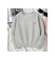 Unisex BOSTONUYAZI(BYZ) Tasarım Basklı Sweatshirt (Gri)
