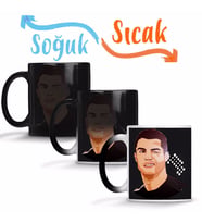 Cristiano Ronaldo Sihirli Kupa Bardak Porselen