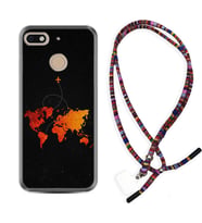 General Mobile GM8 Go GM9 GM20 Pro Plus Kılıf Boyun Asklı Rasta Silikon İz Bırakan Uçak 1778