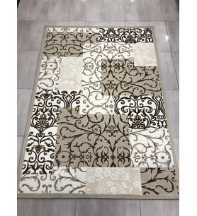 Flora Halı Elit 0129 A Bej Kemik 165X230 Krem 4 M2 Halı !