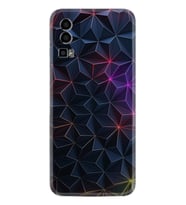 General Mobile GM 23 Kılıf Silikon Desen Özel Seri Renkli Prizmalar 1783
