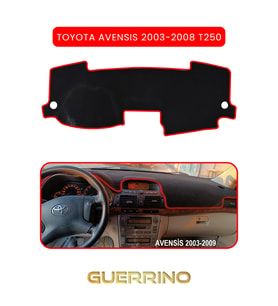 TOYOTA Avensis (2003-2008) t250TORPİDO KORUMA HALISI KIRMIZI KENAR