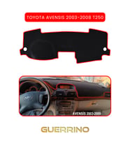 TOYOTA Avensis (2003-2008) t250TORPİDO KORUMA HALISI KIRMIZI KENAR