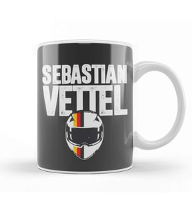 Sebastian Vettel 03 Kupa Bardak Porselen