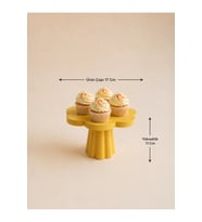 Cupcake Ayaklı Stand Sarı
