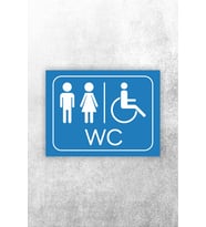 Wc Tuvalet Tabelası Kapı Ve Duvar Yönlendirme Tabelası