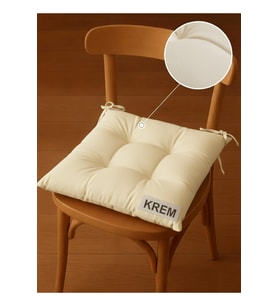 Bağcıklı Sandalye Minderi 40x40