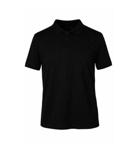Trender Basic Siyah Erkek Polo Yaka T-shirt 2281-1