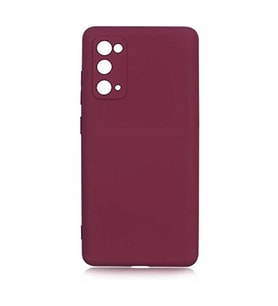 Coverzone Samsung Galaxy S20 FE ?le Uyumlu K?l?f Z-Mara Lansman Vieri Tam Koruma Arka Kapak Kamera Koruma �?k?nt?l? P�r�zs�z Y�zey Mor