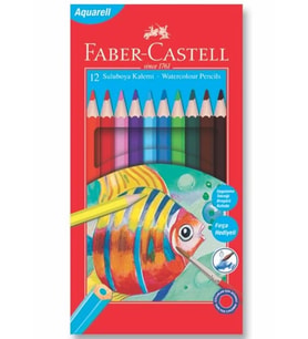 Faber Castell Suluboya Kalemi 12Li