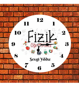 Fizik Öğretmeni Saat Kişiye Özel