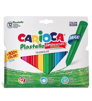 Carioca Pastel Boya Jumbo Üçgen Elle. Kir. Yıkanabilir 12 Li 42671