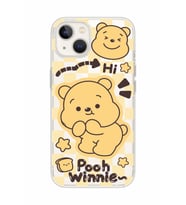 Iphone 14 Plus Uyumlu Winnie The Pooh Desenli Şeffaf Telefon Kılıfı