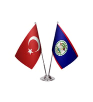 Belize İkili Masa Bayrağı