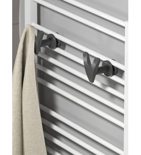 Banyo Askısı,mutfak Askısı,bornoz Askısı,havlu Askısı, Havlupan Üzeri Askı Kayma Düşme Yapmaz(2 ADET) (antrasit)
