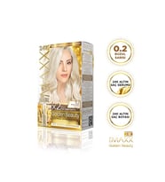 MAXX DELUXE Golden 24K Altın Içerikli Saç Boyası 0.2 Buzul Sarısı 2 Boyama