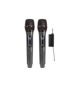 Sline T-MT07-EE Uhf Sabit Frekanslı 2 Adet Kablosuz Telsiz El Mikrofon (Siyah)