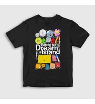 Presmono Unisex Çocuk Beyaz Bfdi Battle For Dream Island T-Shirt 531728tt (Siyah)