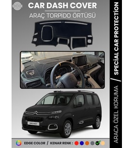 CITROEN BERLİNGO (2018-20025) Torpido Örtüsü Ön Göğüs Torpido Koruma Çatlamayı Engeller Tam Uyum