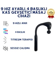 Çok Fonksiyonlu U Şekilli Sırt, Boyun, Omuz, Bacak İçin Derin Doku Tam Vücut Kas Rahatlatıcı Titreşimli Masaj Aleti