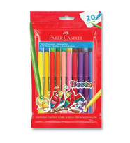 Faber Castell Fiesta Keçeli Boya Kalemi 20'li Poşet