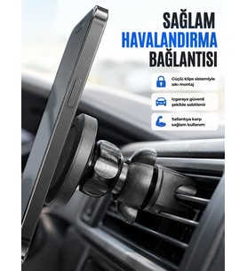 Araç Halandırma Izgarası İçin Mıknatıslı Telefon Tutucu Stand