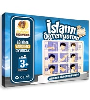 Moon Beavers İslamı Öğreniyorum Puzzle Serisi - 3 Kız Abdest
