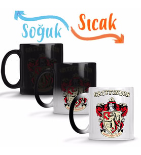 Gryffindor 02 Sihirli Kupa Bardak Porselen
