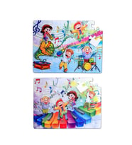 Tox Müzik 5+ Keçe Yapboz - 5 Yaş Puzzle T016