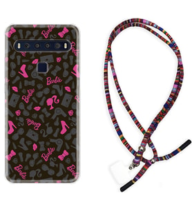 TCL 10L 10 Plus 10SE 20E 20SE 30 L7 Kılıf Boyun Asklı Rasta Silikon Barbie and Shoes 1413