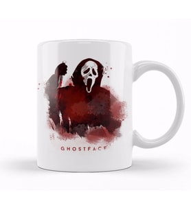 Scream  Ghost Face Kupa Bardak Porselen
