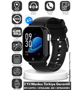 Sim Kartlı Akıllı Çocuk Saati Sesli ve Görüntülü Görüşme GPS Takip