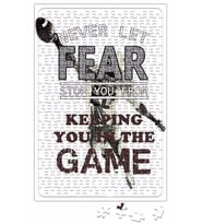 Never Let Fear Stop You From Keeping You İn The Game Puzzle