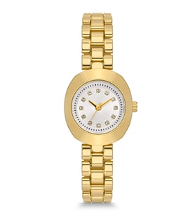 Newera Watch Metal Kordon Oval Minimal Kadın Kol Saati