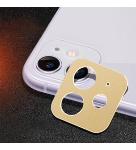 iPhone 11 6.1 3D Metal Kamera Koruyucu Metal Lens-(5775) - HEP-9438-4543