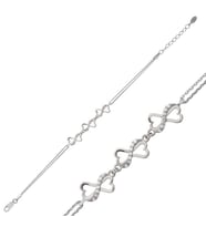 KALPLİ SONSUZLUK 925 AYAR GÜMÜŞ BİLEKLİK