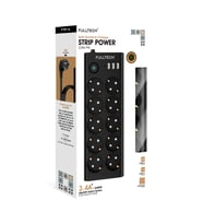 Anahtarlı Akım Korumalı Uzatma Prizi Ftr-14 Çoklu Priz 10’lu + 3 USB + 1 Type-C 3680W 16A (2 Metre Kablo)