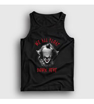 Presmono Unisex Siyah Float Pennywise Stephen King It Atlet 371388tt