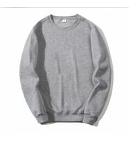 GRİ KAPÜŞONSUZ SWEATSHİRT