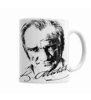 Atatürk imzalı(1) Kupa Bardak Porselen